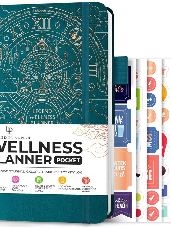 Other - Legend Wellness Planner & Food Journal Pocket – Daily Diet & Health Journal with